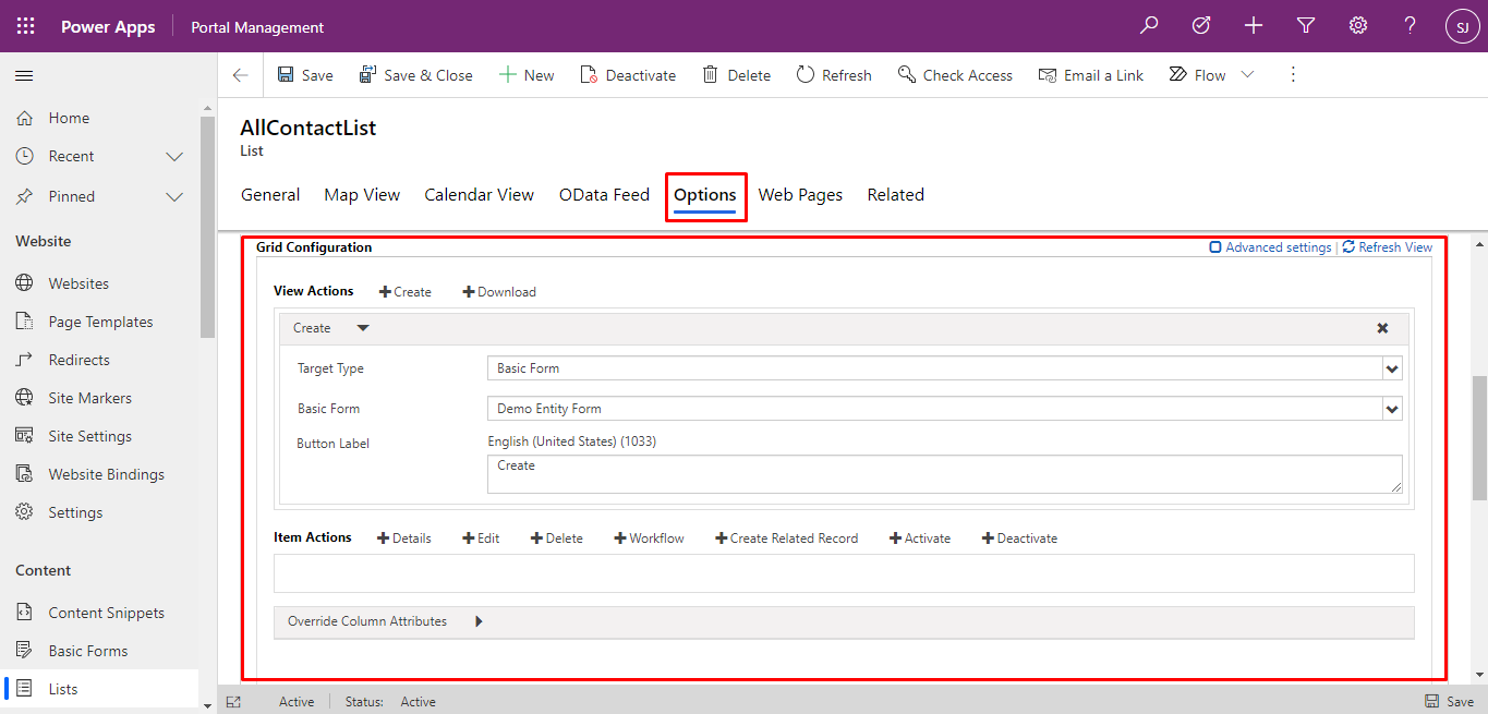 Power Apps Maker portal