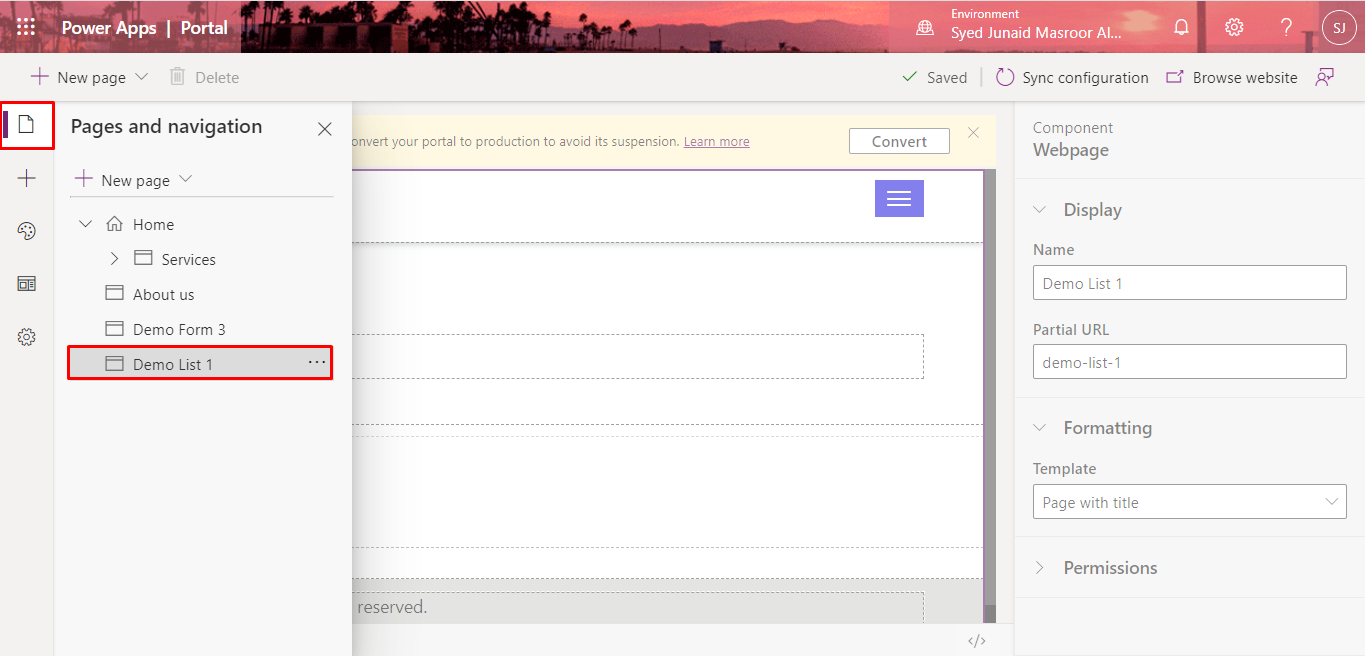 Power Apps Maker portal