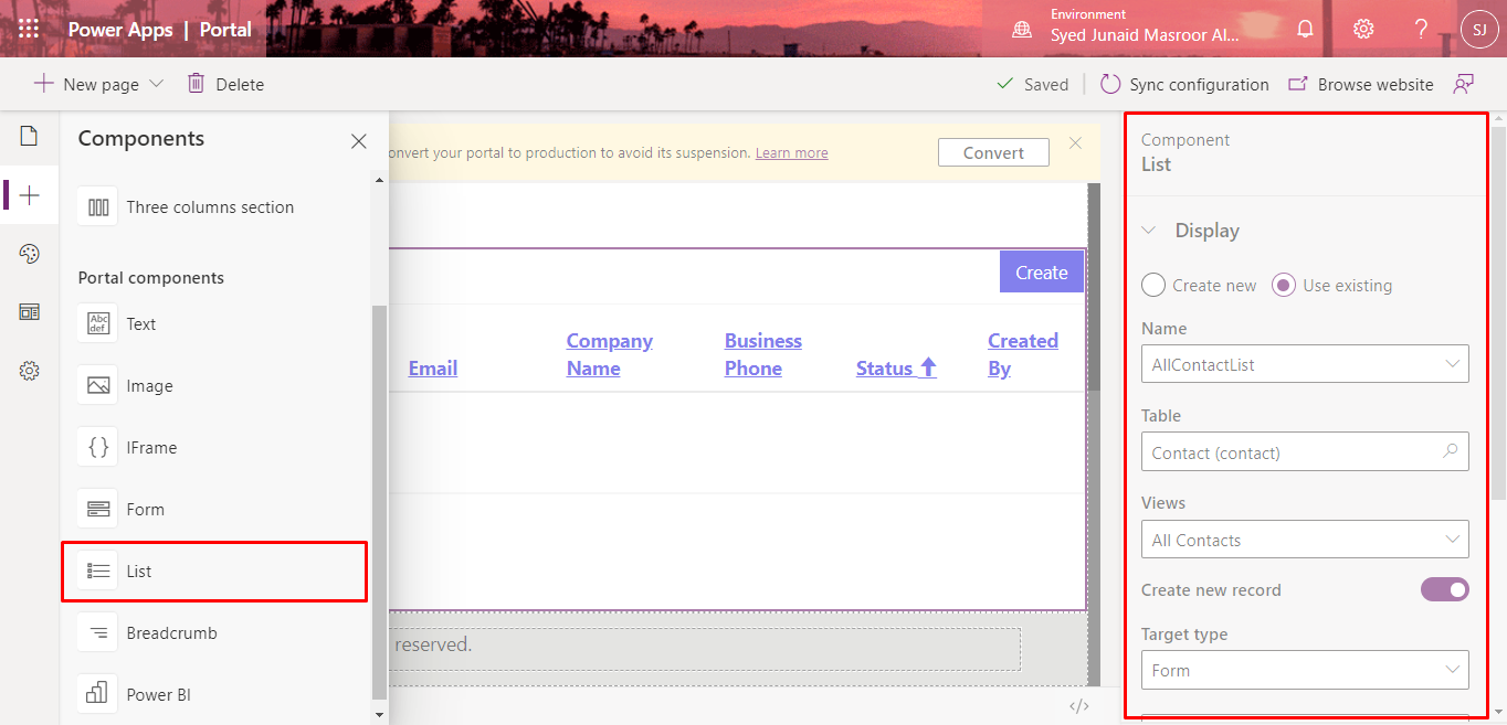 Power Apps Maker portal