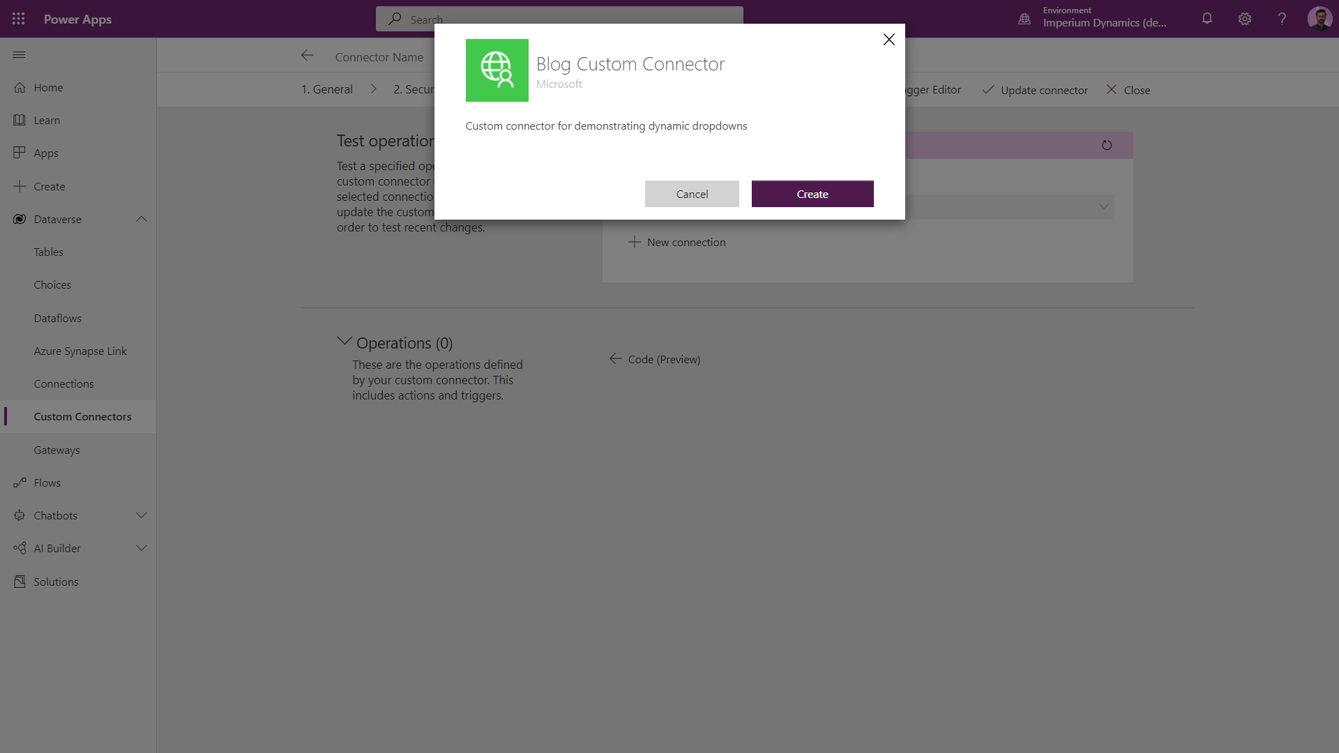 DynamicDropdownCustomConnectors