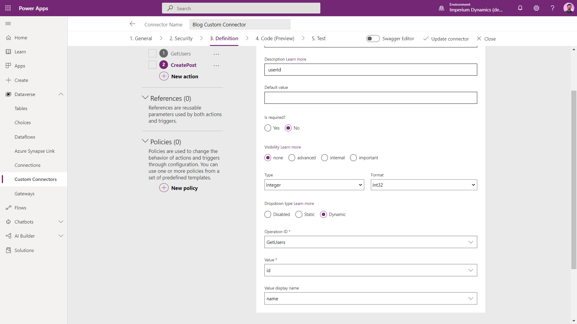 DynamicDropdownCustomConnectors