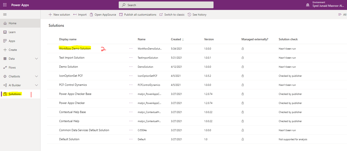 Power Apps Maker portal