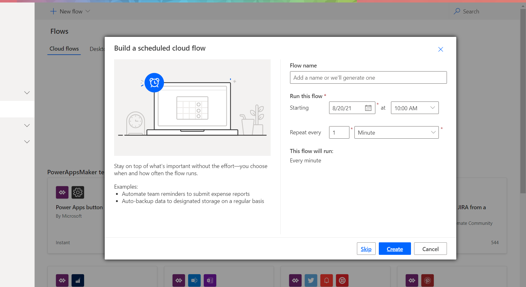 Scheduled Cloud Flow 3
