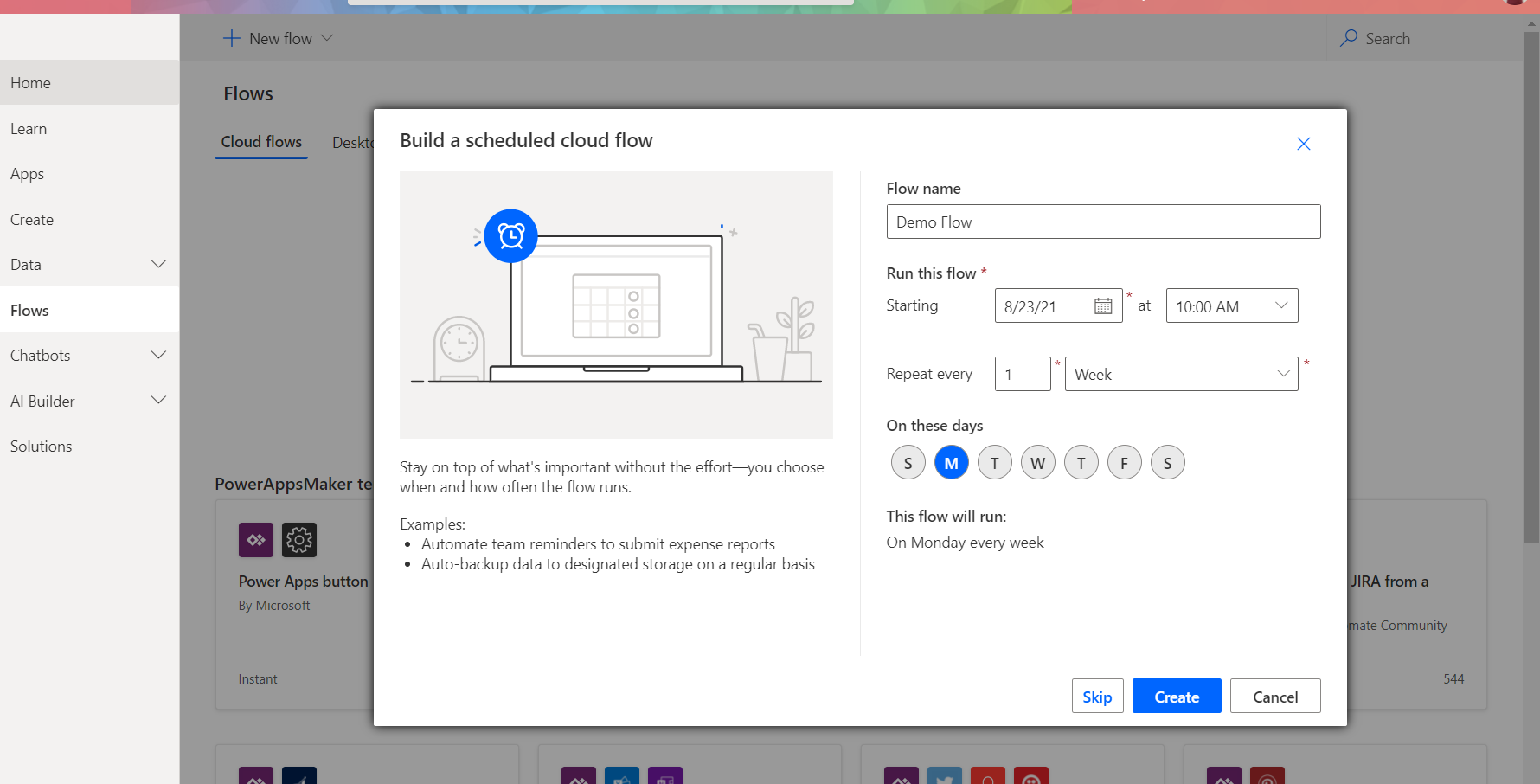 Scheduled Cloud Flow 4